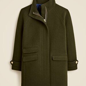 Toscana coat in Italian stadium-cloth wool blend